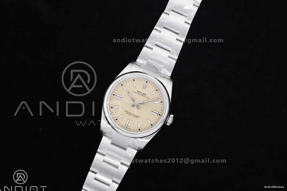 Edition Best 126000 Steel Dial VR KRF 904L 1:1 Oyster 957 Beige HighPerformance Perpetual 36mm 0501
